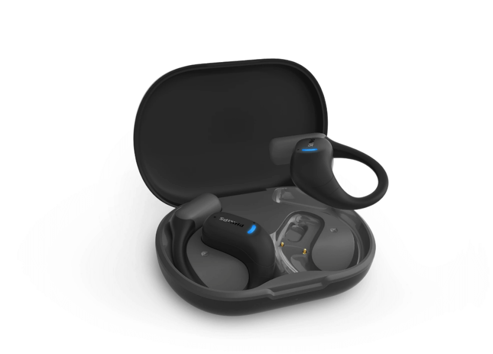 หูฟังไร้สาย PHILIPS TAA6709DG/97 หูฟังสำหรับกีฬา OPEN-EAR BLUETOOTH 5.4 สีดำ